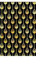 Journal Notebook Teardrops Pattern 5