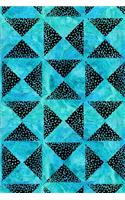 Bullet Journal Notebook Triangles with Dots Pattern 1