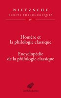 Homere Et La Philologie Classique