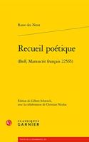 Recueil Poetique