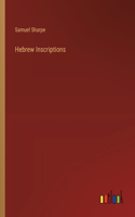 Hebrew Inscriptions