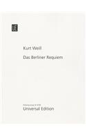 Das Berliner Requiem Vocal Score