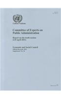 Report of the Committee of Experts on Public Administration on the Tenth Session (4-8 April 2011)