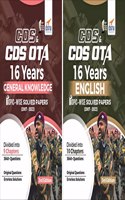 16 Previous Years CDS OTA English & General Knowledge Topic-wise Solved Papers (2007 - 2022) set of 2 Books - 7th Edition