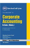 Corporate Accounting (B.Com. Hons. -CBCS) (Set of 2 Volumes) (4th Edition 2017)