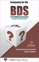 Companion for 4th BDS, As Per RGUHS Revised Scheme 5th Edition 2018