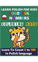Learn Polish For Kids Coloring Book Polish Learn