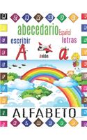 abecedario español - escribir Letras - ALPHABETO