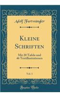 Kleine Schriften, Vol. 1: Mit 20 Tafeln und 46 Textillustrationen (Classic Reprint)