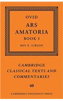 Ovid: Ars Amatoria, Book III