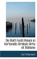 de Rufi Festi Avieni in Vertendis Arateis Arte Et Ratione