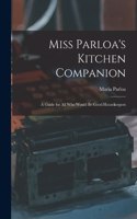 Miss Parloa's Kitchen Companion