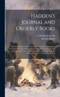 Hadden's Journal and Orderly Books