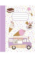 Ice Creams Composition Notebook
