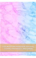 Kids mood and behaviour tracking journal for parents and carers