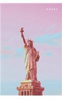 Notes: NEW - Statue of Liberty Lined Notebook Journal - Duotone Art(9 Unique Journals)