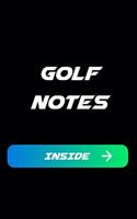 Golf Notes Inside: Golf Blank Line Sports Journal / Notebook Gift (6 X 9 - 110 Blank Pages)