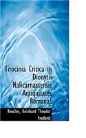 Tirocinia Critica in Dionysii Halicarnassensis Antiquitates Romanas