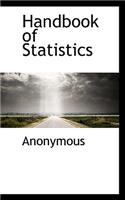 Handbook of Statistics