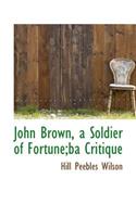 John Brown, a Soldier of Fortune;ba Critique