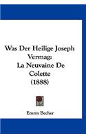 Was Der Heilige Joseph Vermag