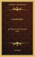 Cornelii Taciti: De Origine Et Sitv Germanorvm (1882)