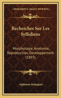 Recherches Sur Les Syllidiens