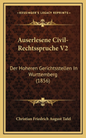 Auserlesene Civil-Rechtsspruche V2