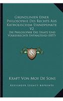 Grundlinien Einer Philosophie Des Rechts Aus Katholischem Standpunkte V2