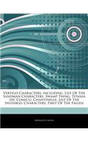 Articles on Vertigo Characters, Including