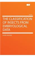 The Classification of Insects from Embryological Data