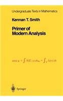 Primer of Modern Analysis