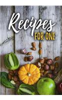 Recipes for One