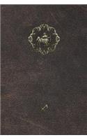 Monogram Sagittarius Notebook: Blank Diary Journal Log Notebook(77 Monogram Aged 150 Lined)