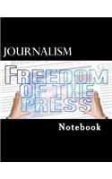 Journalism Notebook: Notebook with 150 lined pages