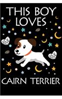 This Boy Loves Cairn Terrier Notebook