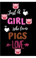 Just A Girl Who Loves Pigs