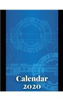 Developer Calendar 2020: Calendar Weekly Planer 2020 Logbook Diary Gift Todo Memory Book Budget Planner Hobby - Men, Woman, Girls & Boys - 8.5" x 11" - 21.59 x 27.94 cm - 57