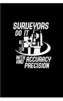 Surveyors Do it with accuracy and Precision