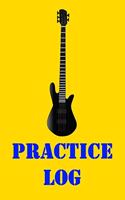 Practice Log: Rock Guitar/Electric Guitar Journal Practice Log, Practice Record Notebook Planner for Kids and Adults