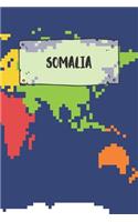 Somalia: Ruled Travel Diary Notebook or Journey Journal - Lined Trip Pocketbook for Men and Women with Lines