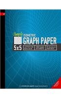 Simply 5x5 Graph Paper: Isometric Grid line ruled Composition Notebook, 8.5x 11in (Letter size), 120 pages, 5 triangles per inch(10 Create on Graph Paper)