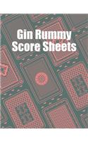 Gin Rummy Score Sheets: A pad of scoresheets: Perfect for scorekeeping: Vol. 24
