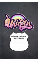 Unicorn Composition Notebook: Best Sketchbook For kids - Unicorn Journal And Sketchbook Notebook for Creative boy and girls