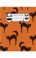 Abstract Halloween Pattern Volume 12 College Ruled Journal: 110 Blank Lined Wide Ruled (7.5 x 9.25) Pages to Jot Down Your Thoughts