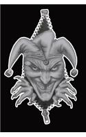 Notizbuch - Crazy Joker: 120 Seiten - kariert - 6 x 9 Zoll (15,24 x 22,86 cm)