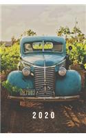 2020: Weekly Planner - 1 Week Per Page - Monday Start Calendar - 6 x 9 Dated Agenda - Appointment Organizer Book - Soft-Cover Vintage Car