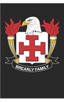 Brearly: Brearly Coat of Arms and Family Crest Notebook Journal (6 x 9 - 100 pages)