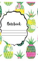Noteboook: Food/Meal Planner - Menu Planner - Grocery List -Journal - Notebook - Understand And Control What You Are Eating/Buying - Stunning Glossy, Pineapple