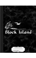 Block Island Vintage Composition Notebook: College Ruled 93/4 X 71/2 100 Sheets 200 Pages for Writing